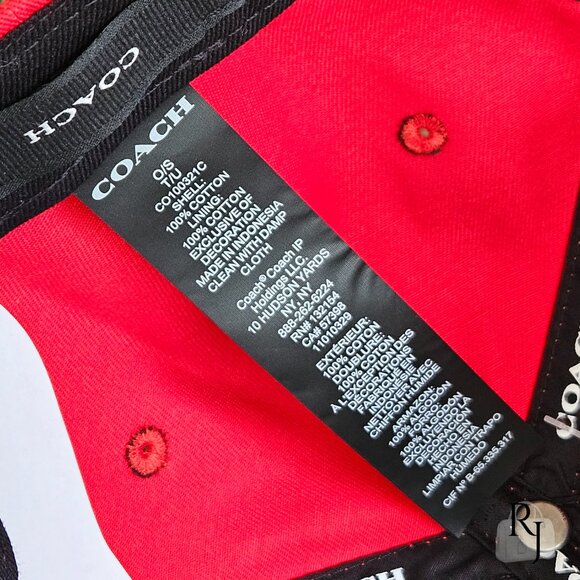 Coach Women’s Baseball Hat – Red | NWT - Picture 9 of 10